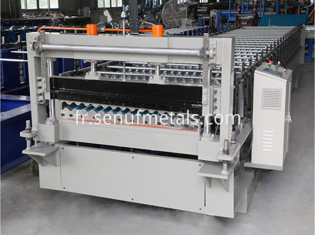 Corrugated forming machine